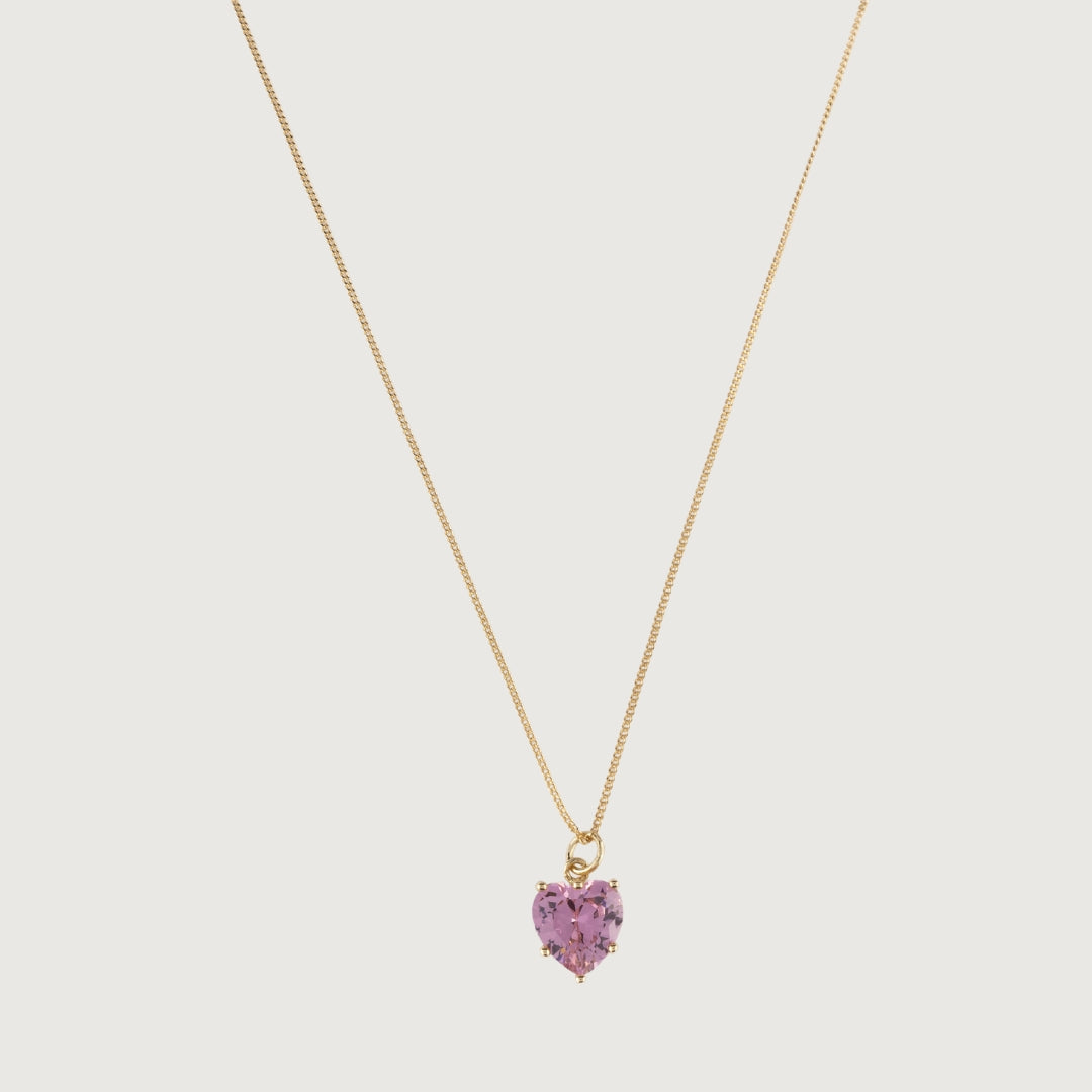 Pink Heart Necklace