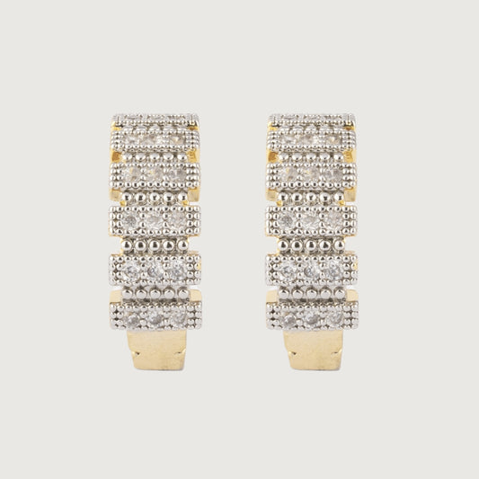My Little Dazzling Zirconia Stairway Earrings