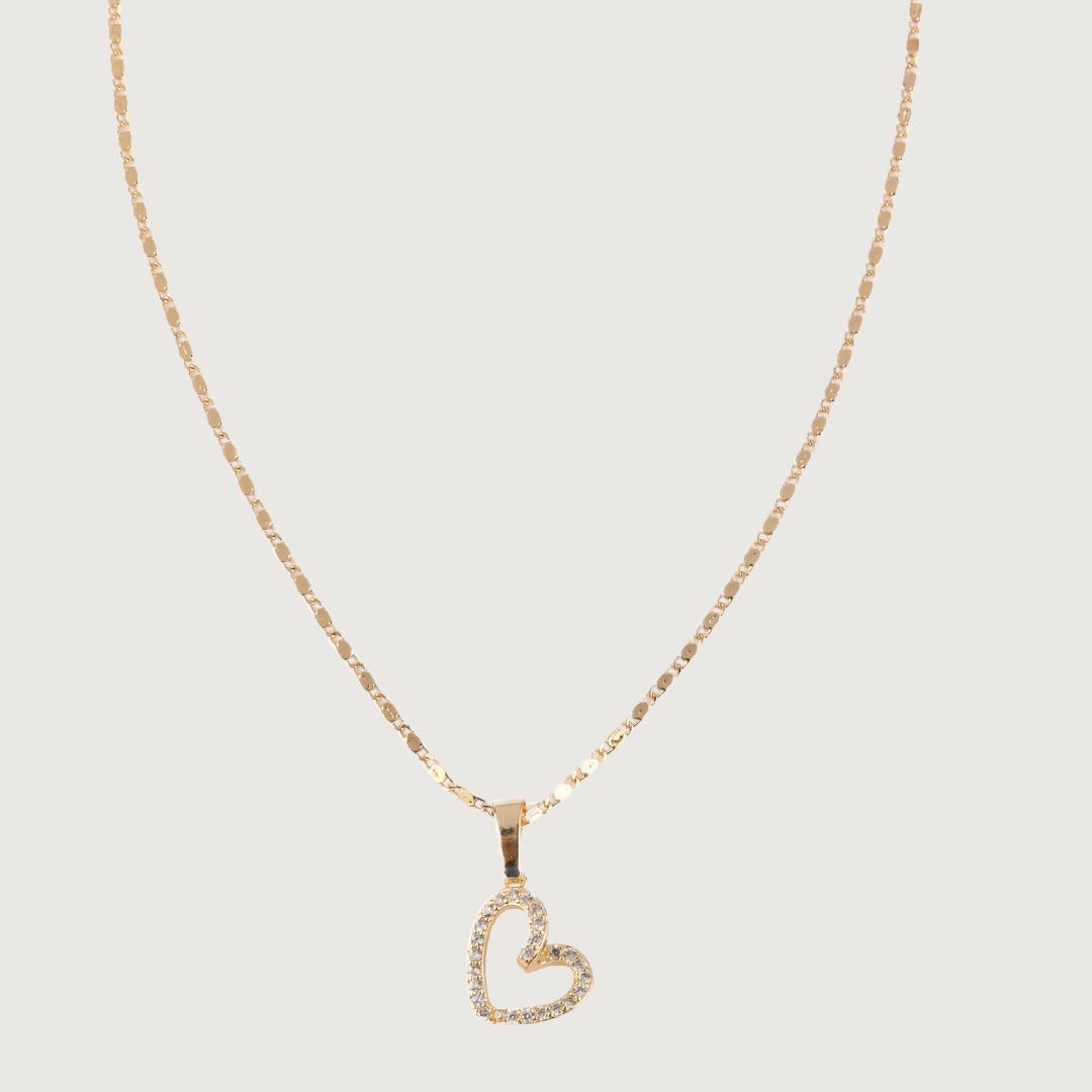 My Little Charm Zirconia Heart Necklace
