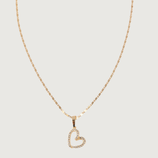 My Little Charm Zirconia Heart Necklace