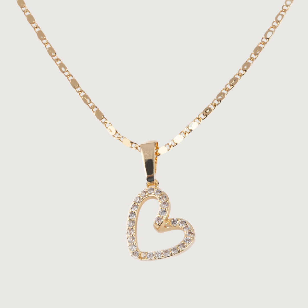 My Little Charm Zirconia Heart Necklace