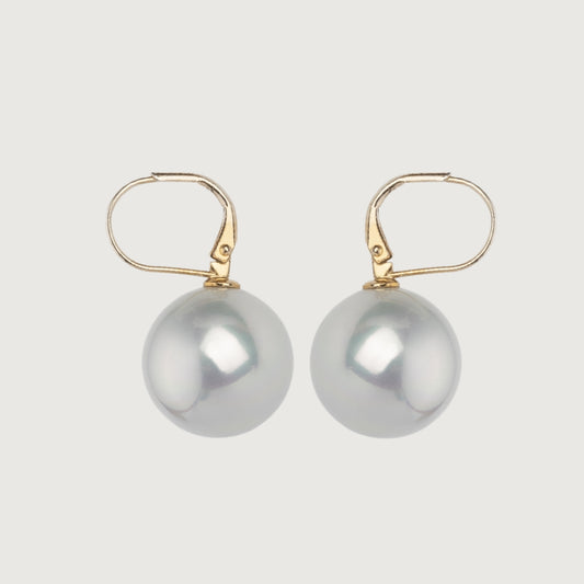 Timeless Sphere Pearl Earring Studs