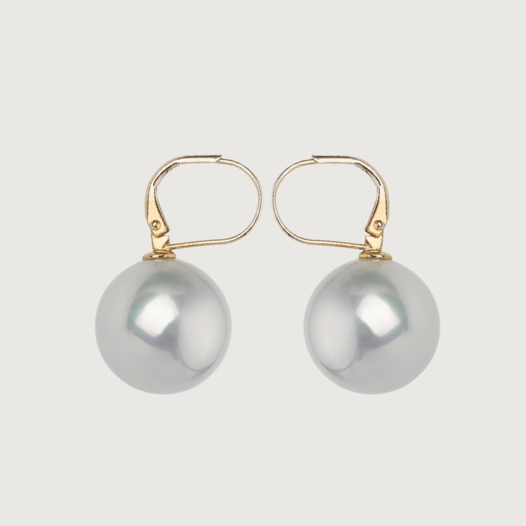 Timeless Sphere Pearl Earring Studs