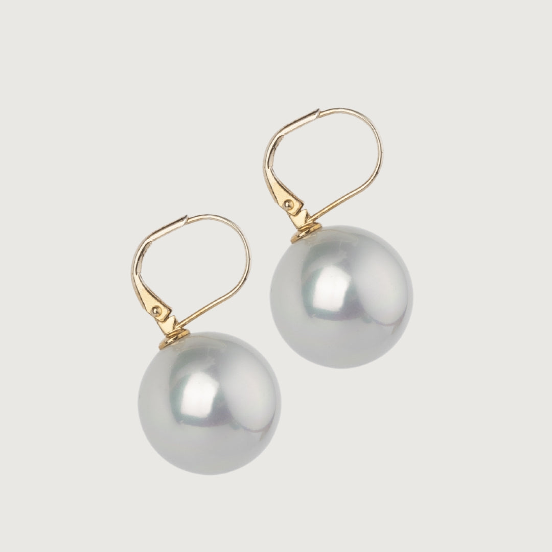 Timeless Sphere Pearl Earring Studs