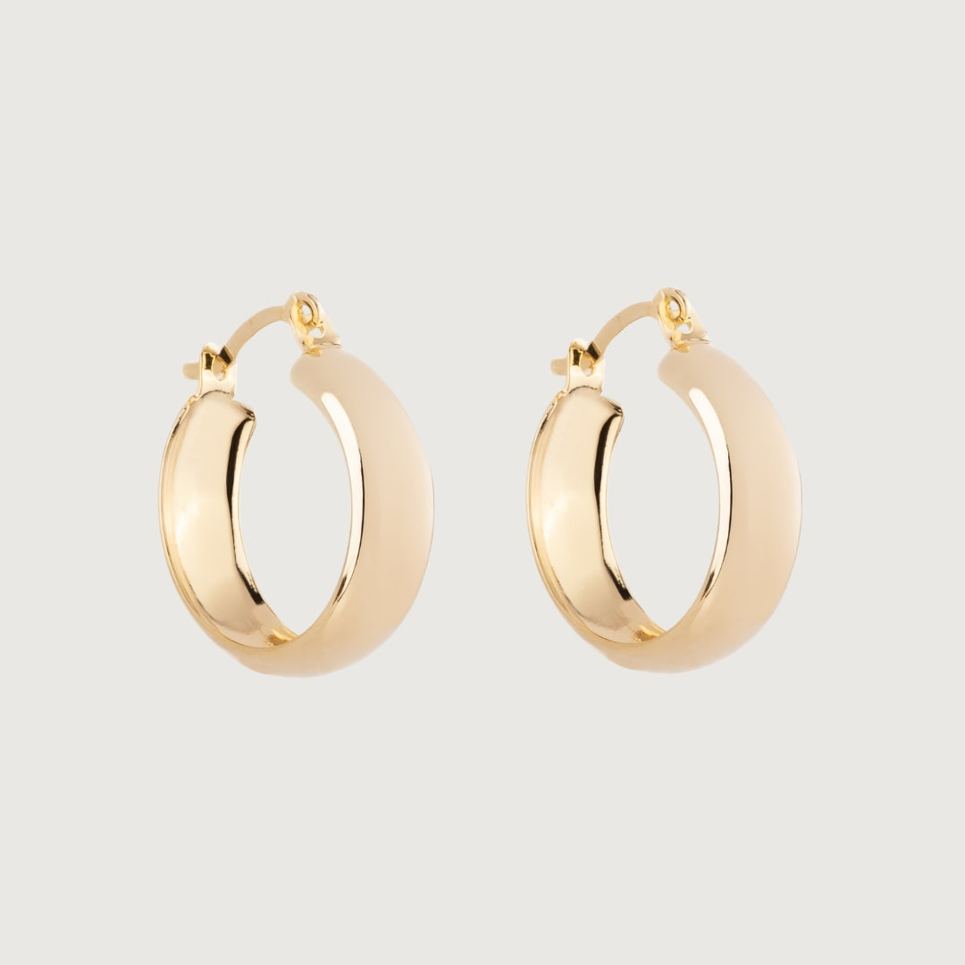 Golden Hoop Earrings