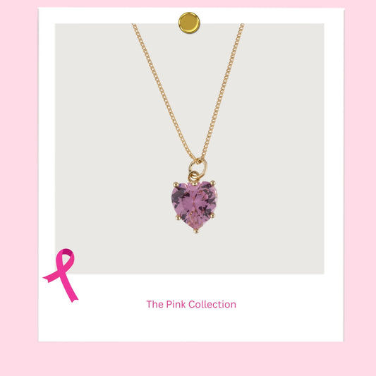 Pink Heart Necklace