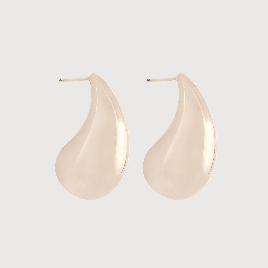 My Little Golden Raindrop Earrings - Medium