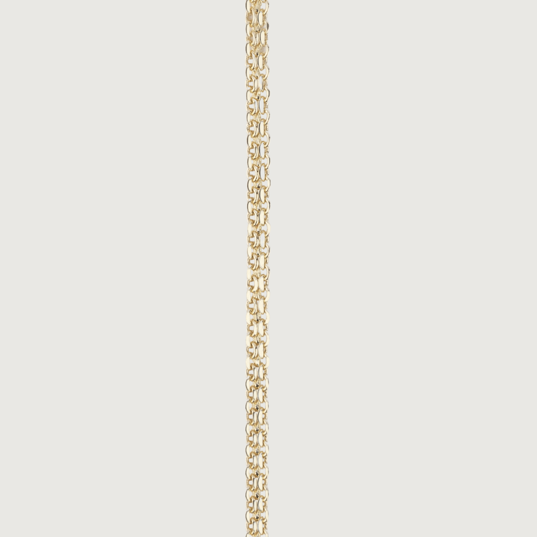 My Little Classic Golden Double Row Chain Bracelet