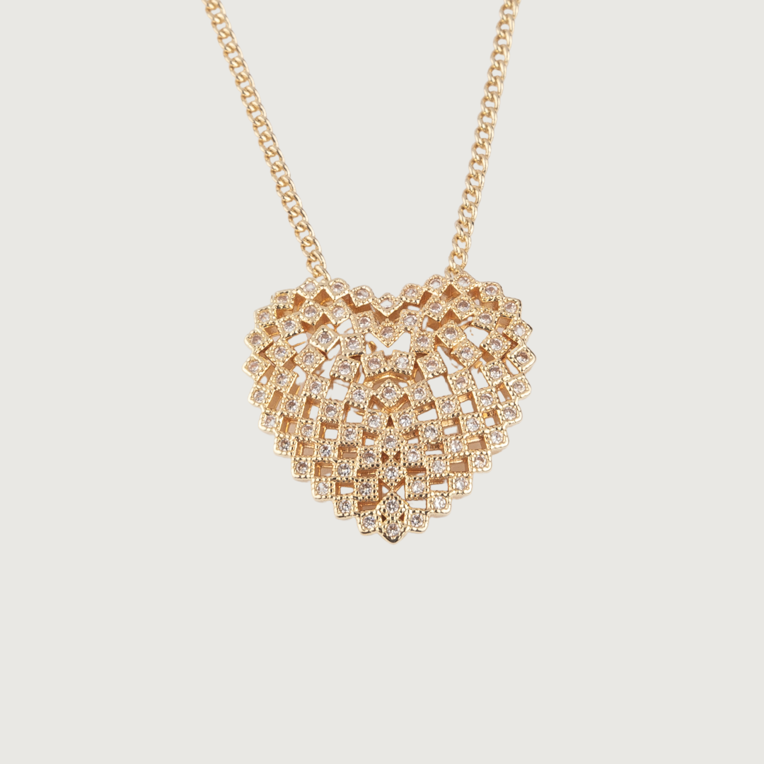 My Little Charm - Pieces Of My Heart Zirconia Necklace