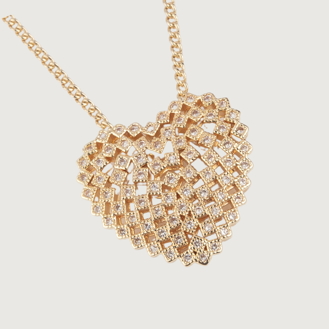 My Little Charm - Pieces Of My Heart Zirconia Necklace