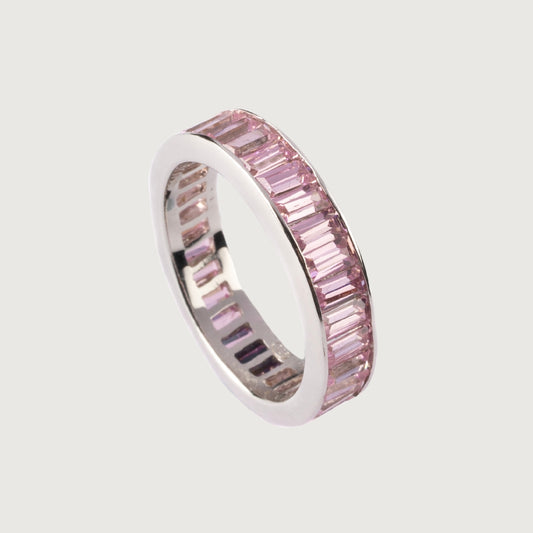 Pink Infinity Band Ring