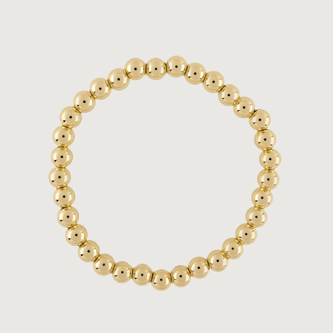 Golden Beads Stainless Steel Bracelet